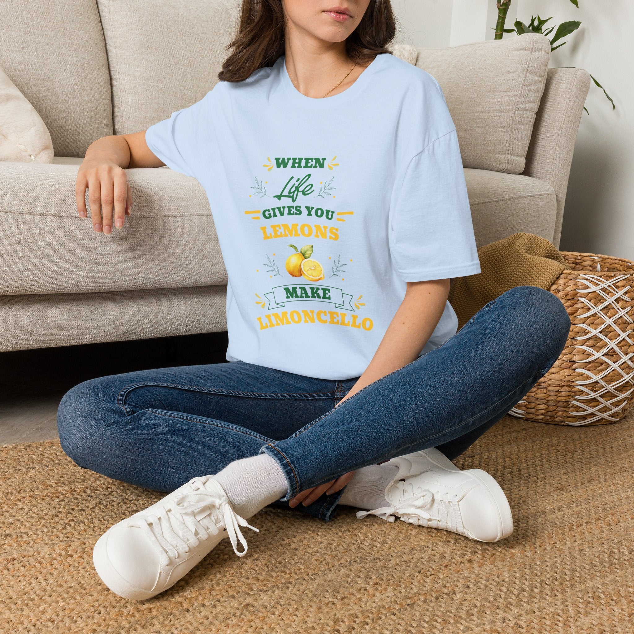 When Life Gives You Lemons T-Shirt — Make Limoncello Graphic Tee