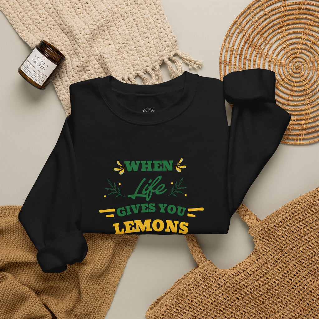 When Life Gives You Lemons Make Limoncello Sweatshirt | Lemon Graphic Crewneck