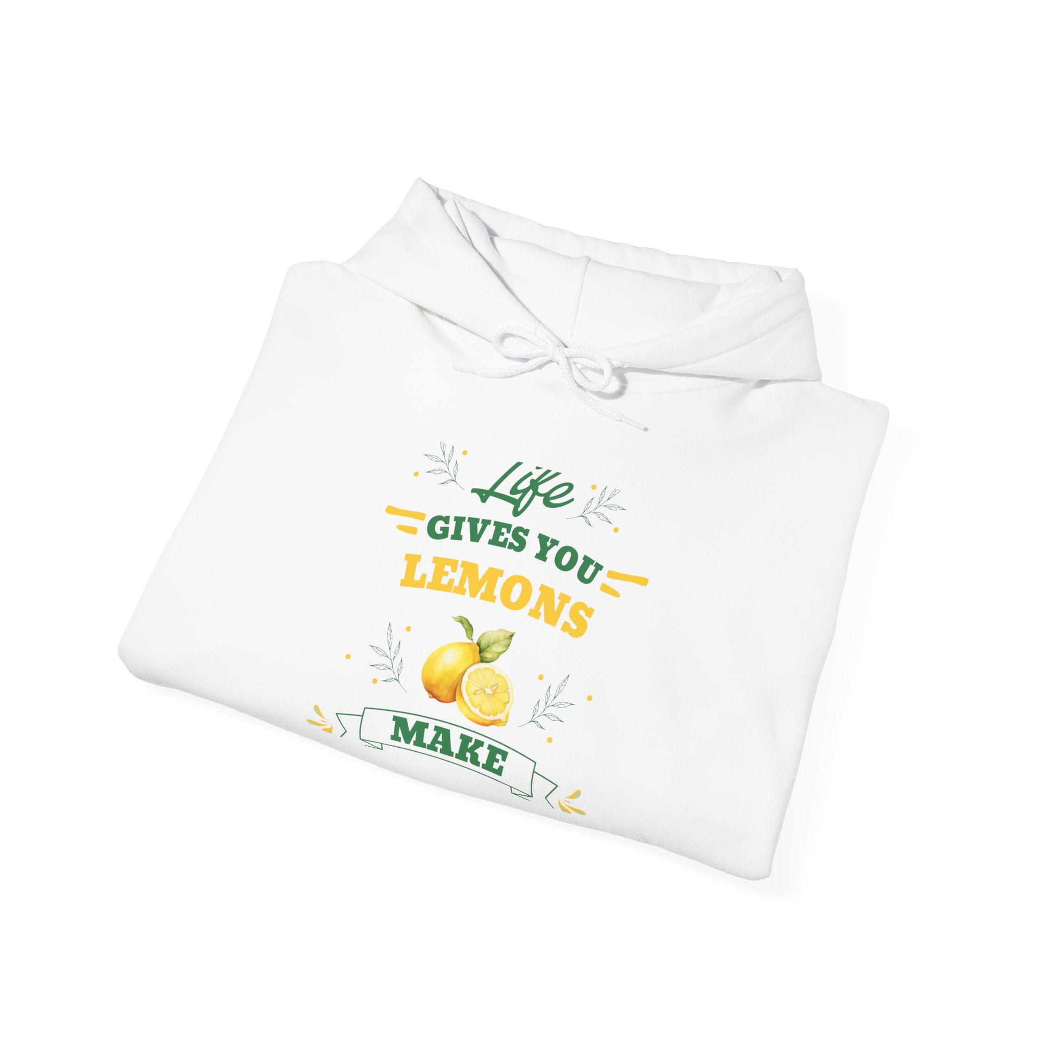 Hoodie — “Life Gives You Lemons Make” Vintage Lemon Graphic Pullover