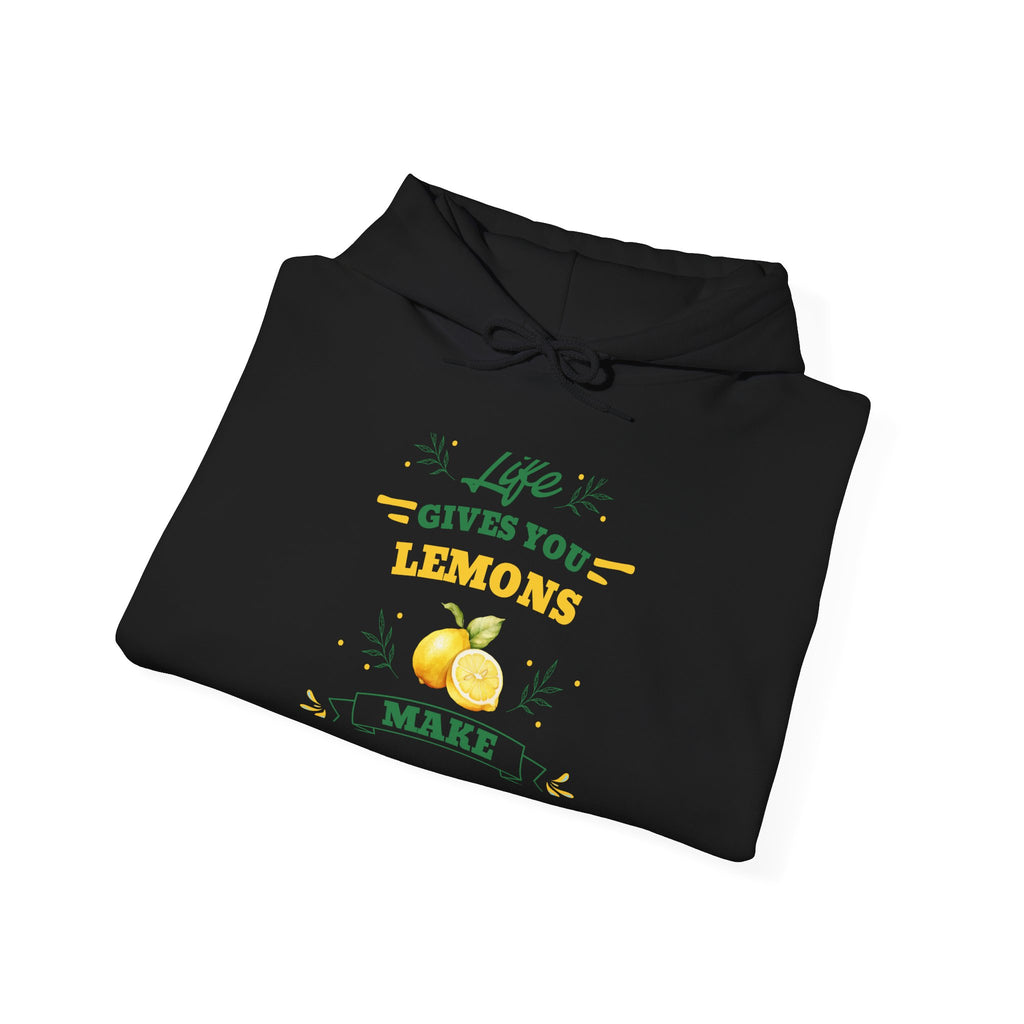 Hoodie — “Life Gives You Lemons Make” Vintage Lemon Graphic Pullover