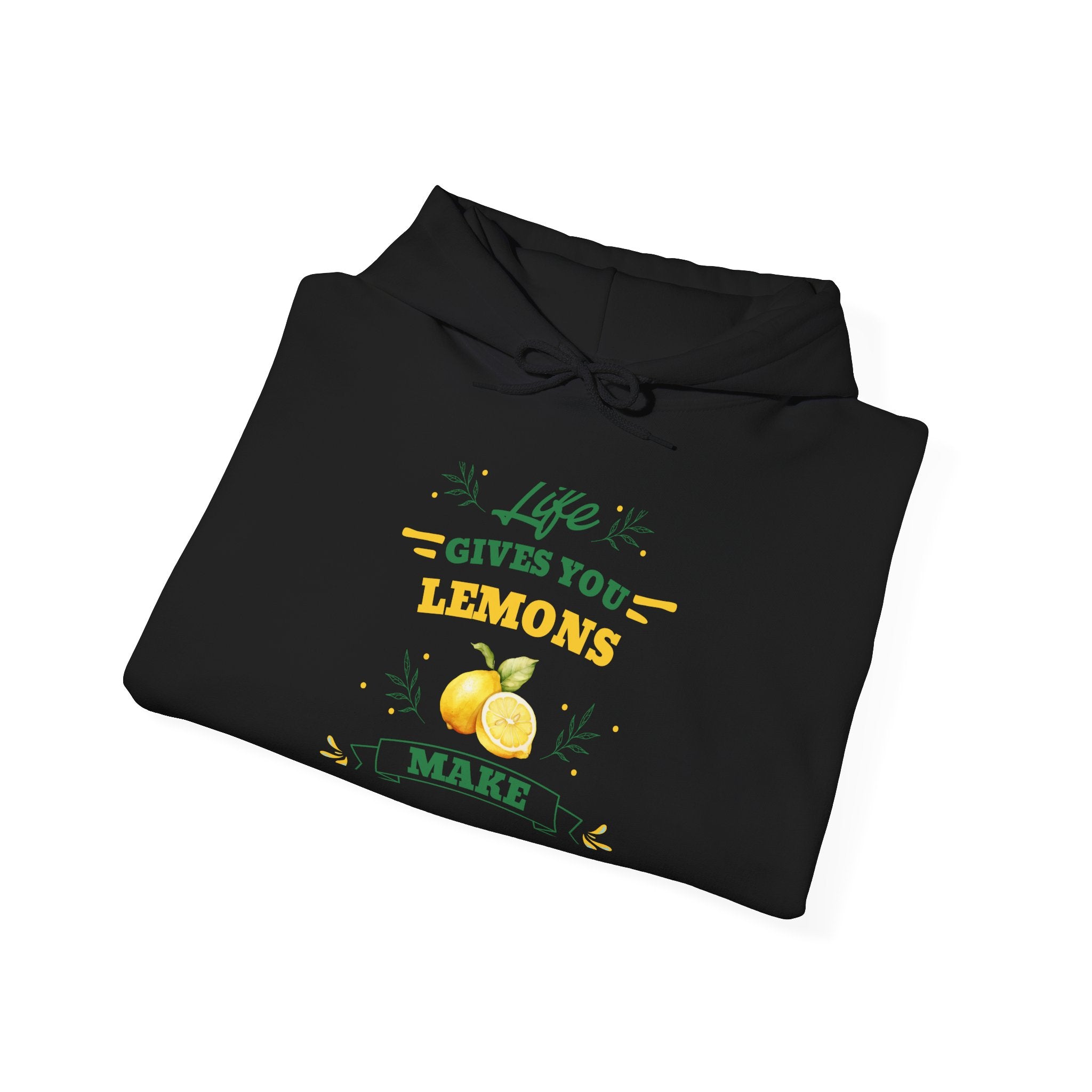 Hoodie — “Life Gives You Lemons Make” Vintage Lemon Graphic Pullover
