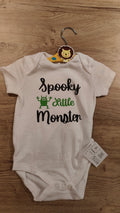 Spooky Little Monster Baby Grow