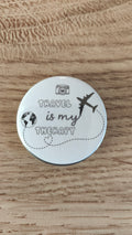 Badge - Travel is my therapy