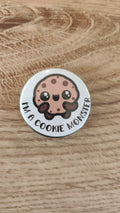 Badge - I'm a cookie monster