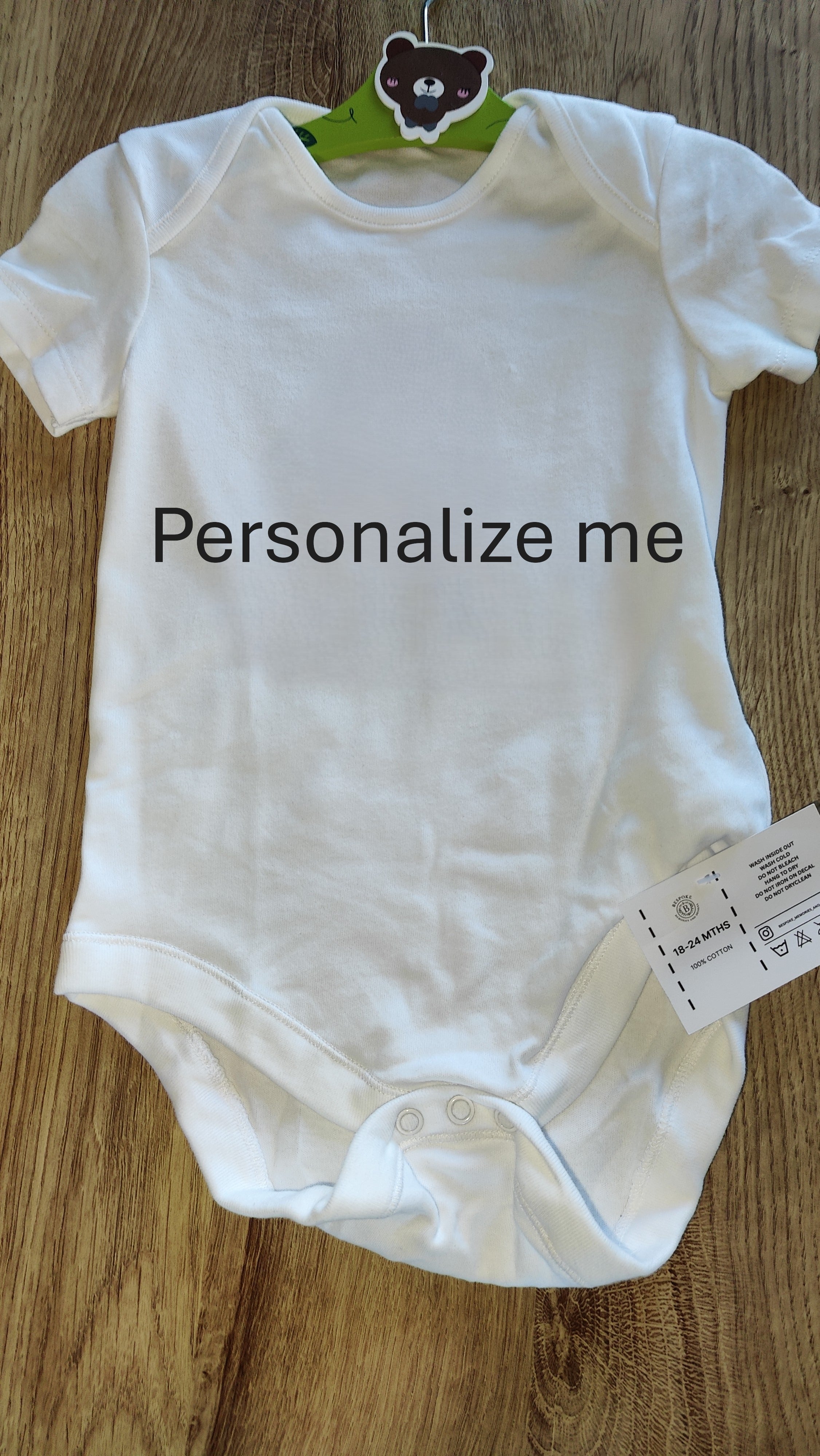 Personalize me baby grow